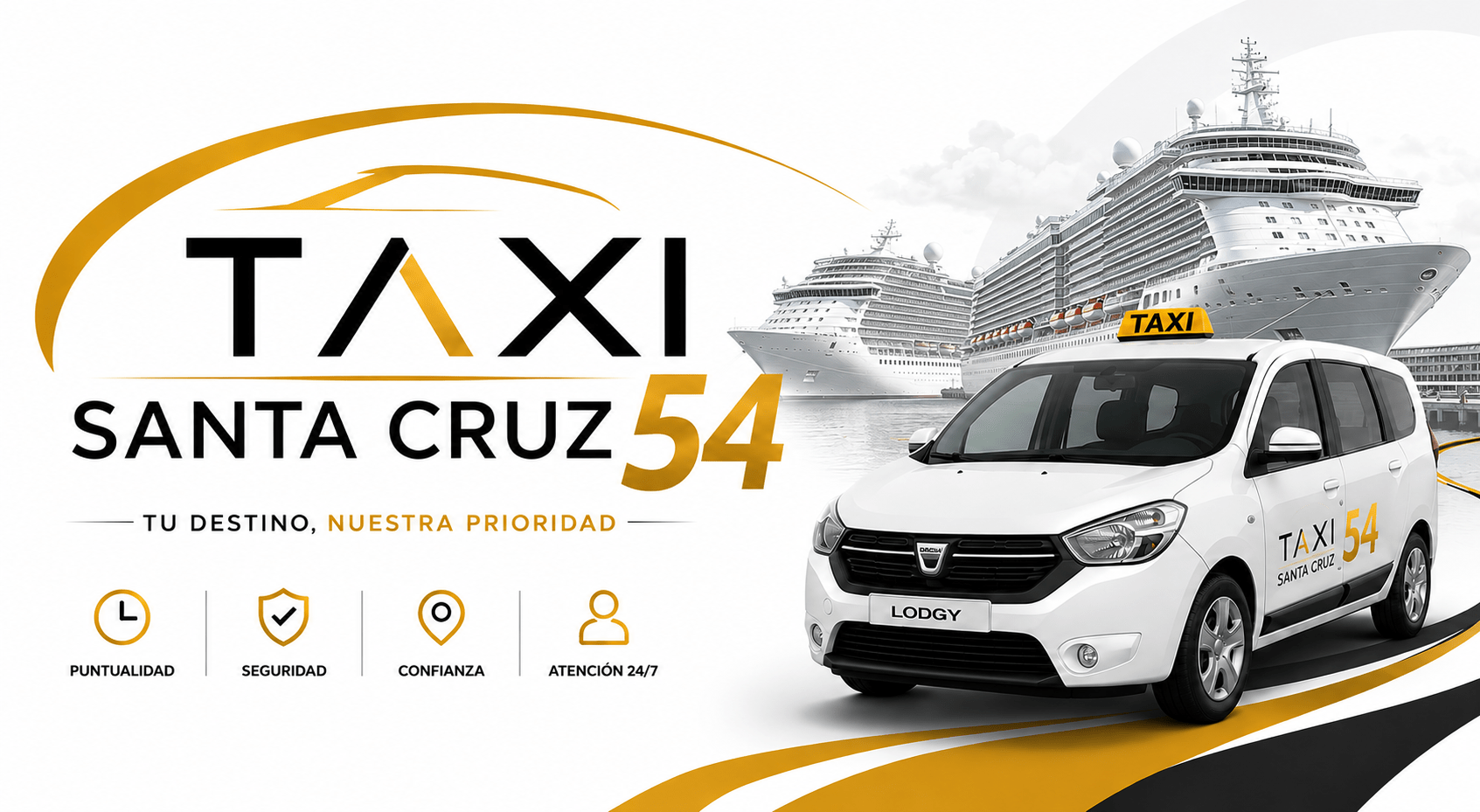 Taxi Santa Cruz 54. Taxi Santa Cruz 54.